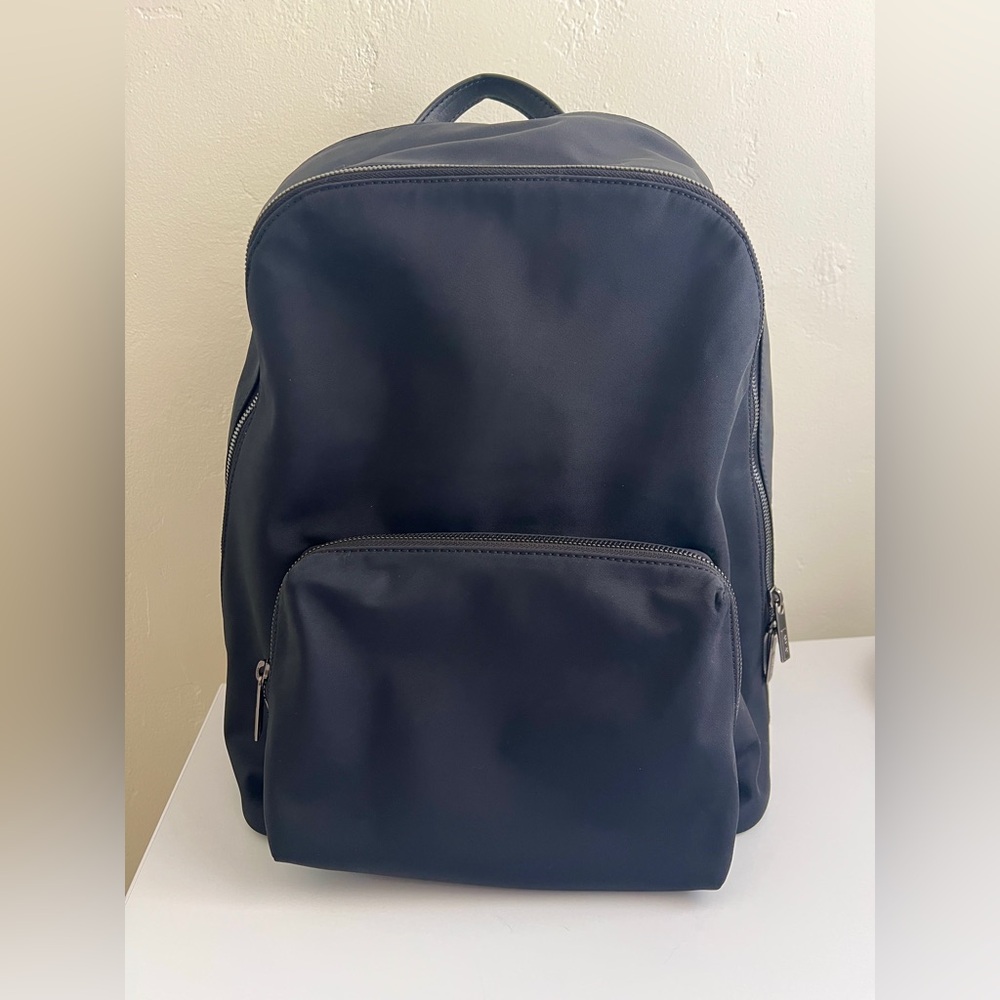 Away Everywhere Zip Backpack Navy Blue